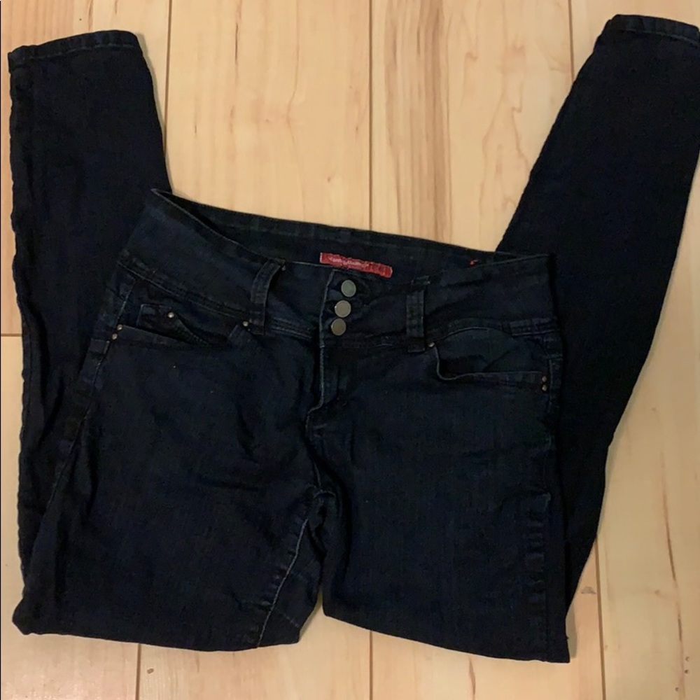 YMI black washed out jeans